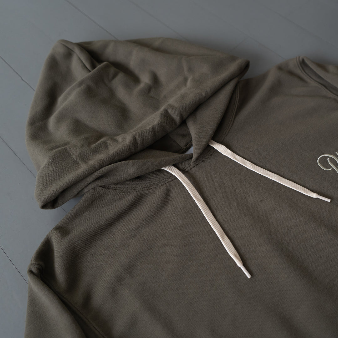 Rt Back Big Logo Hoodie (Khaki)