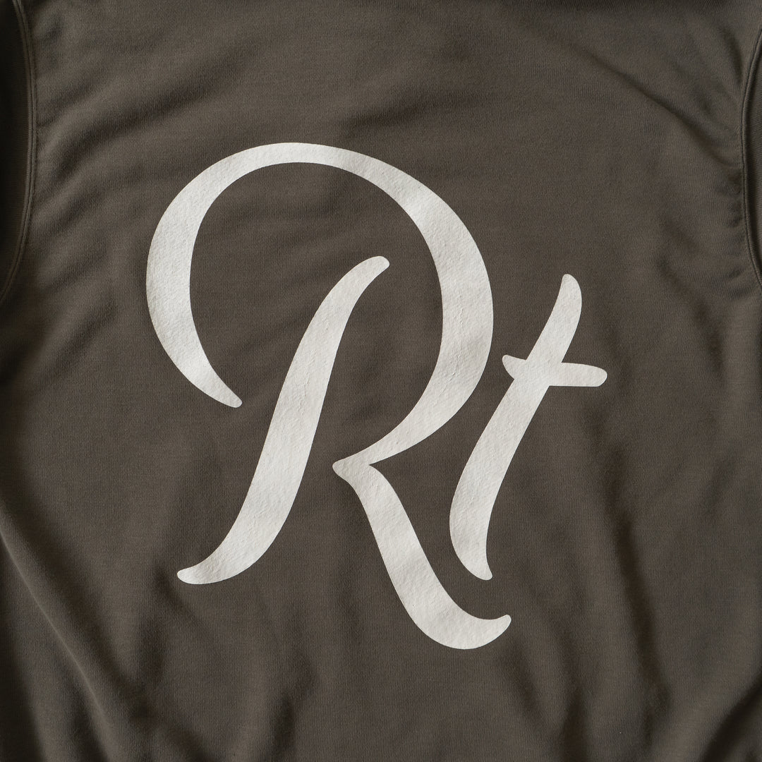 Rt Back Big Logo Hoodie (Khaki)