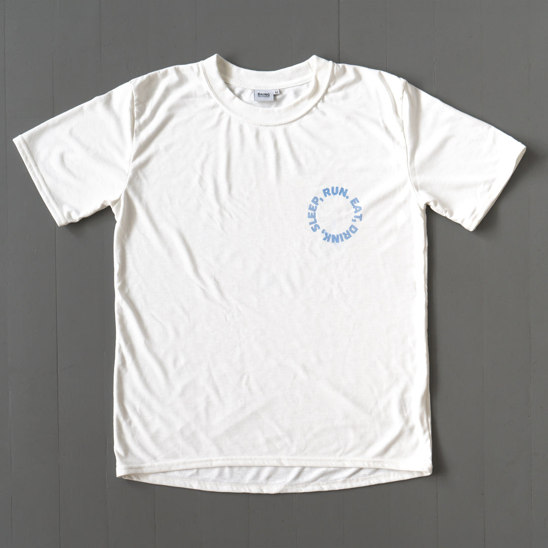 EAT DRINK SLEEP RUN / Circle Logo Tee