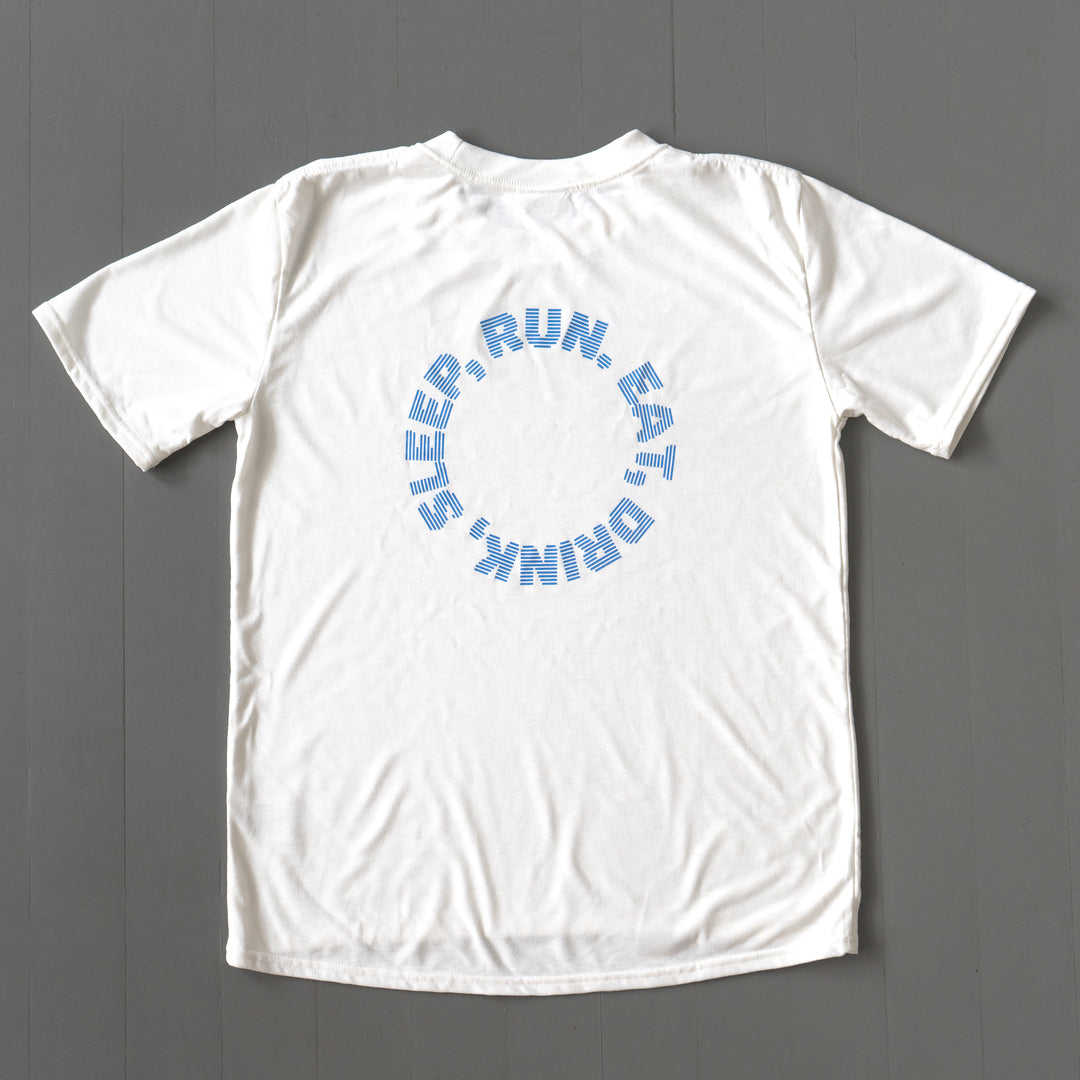 EAT DRINK SLEEP RUN / Circle Logo Tee