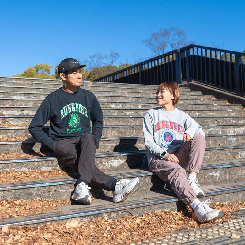 Run & Beer Crewneck Sweat (Black)