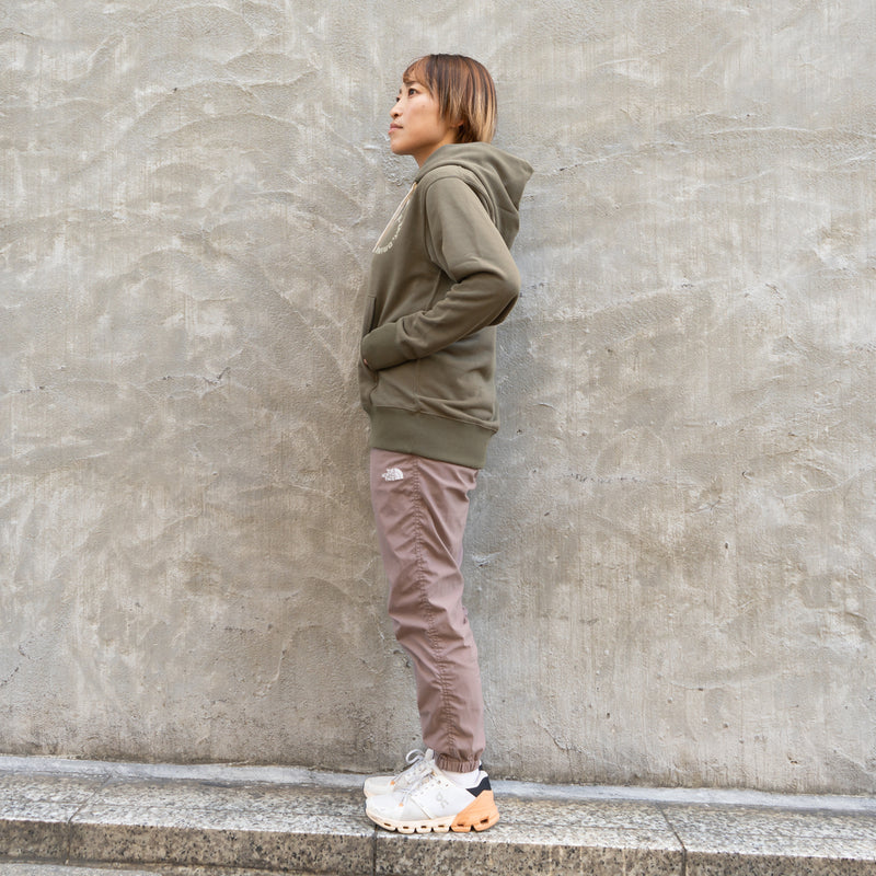 EAT DRINK SLEEP RUN / Circle Logo Hoodie (Khaki)