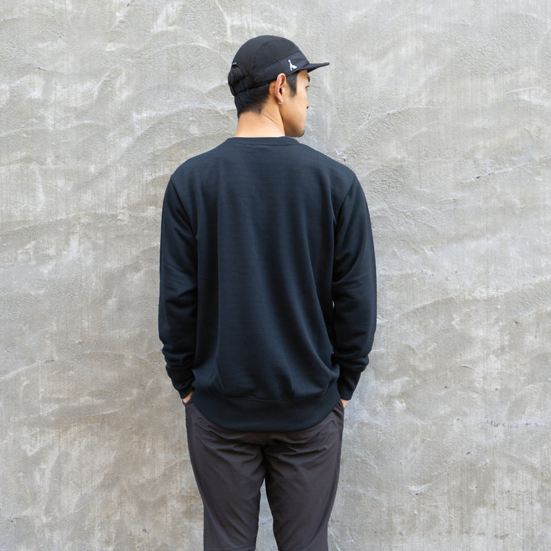 Run & Beer Crewneck Sweat (Black)