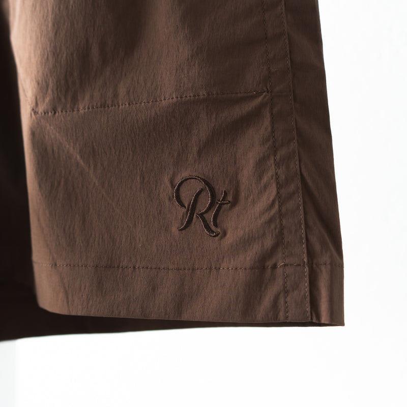 Rt Logo Running Short Pants (Brown)