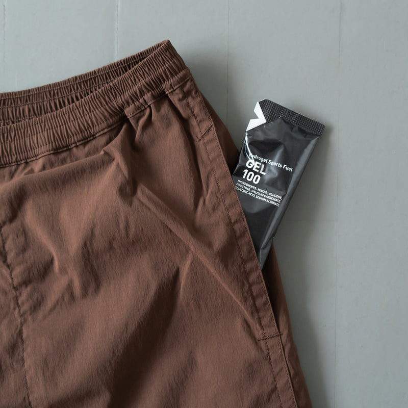 Rt Logo Running Short Pants (Brown)