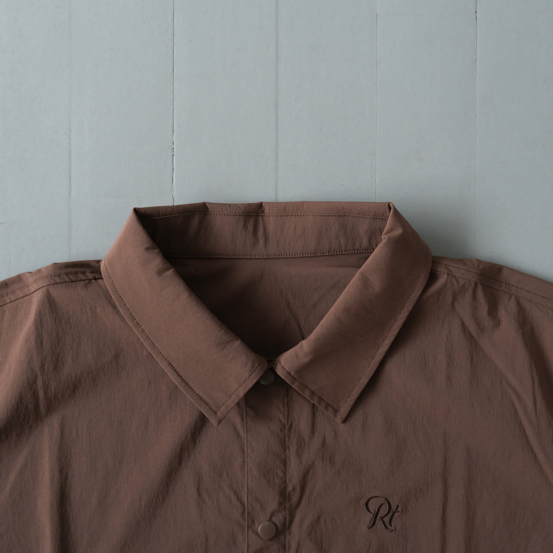 【展示サンプル】Rt Logo Coach Jacket (Brown)