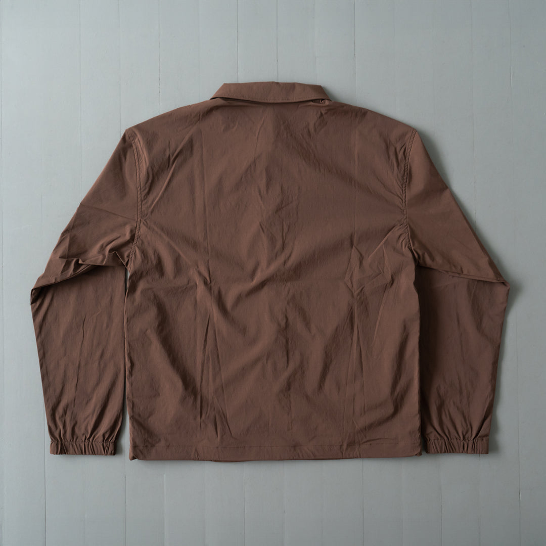 【展示サンプル】Rt Logo Coach Jacket (Brown)