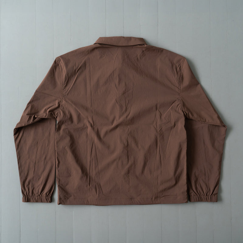 Rt Logo Coach Jacket (Brown)