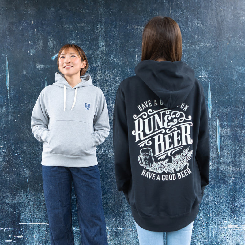 Run & Beer Hoodie (Heather Gray)