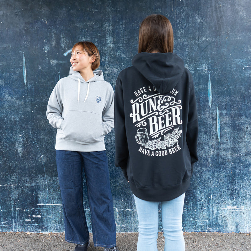 Run & Beer Hoodie (Heather Gray)