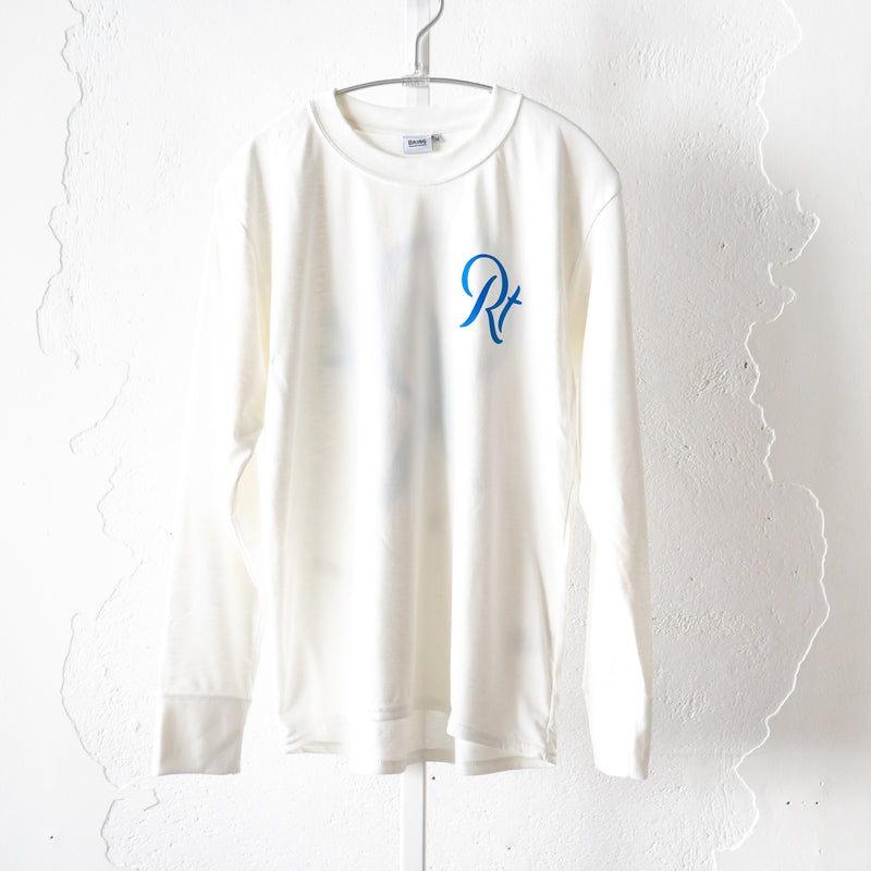 Rt Back Big Logo Long-Sleeve Tee (White)