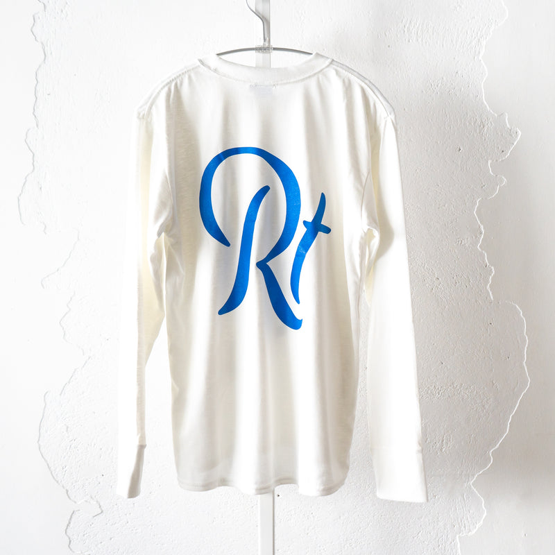 Rt Back Big Logo Long-Sleeve Tee (White)