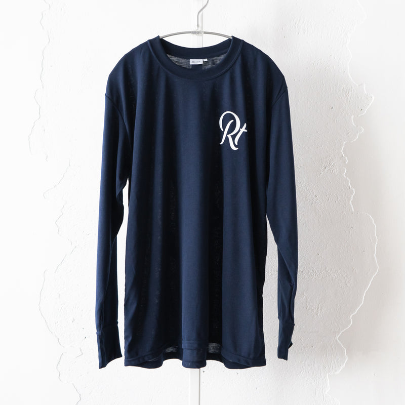 Rt Back Big Logo Long-Sleeve Tee (Navy)