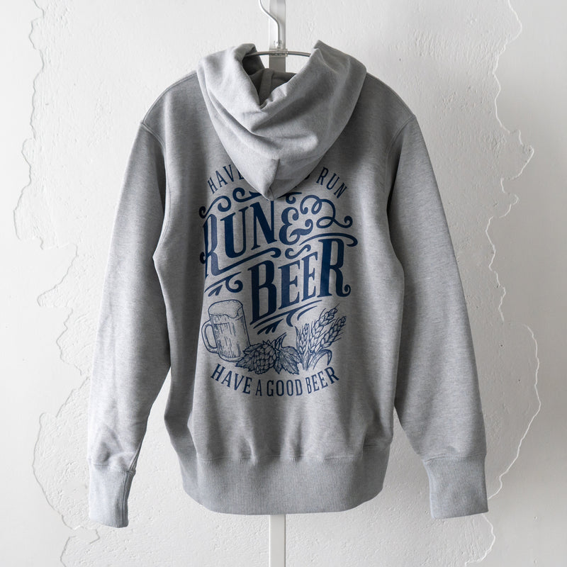 Run & Beer Hoodie (Heather Gray)