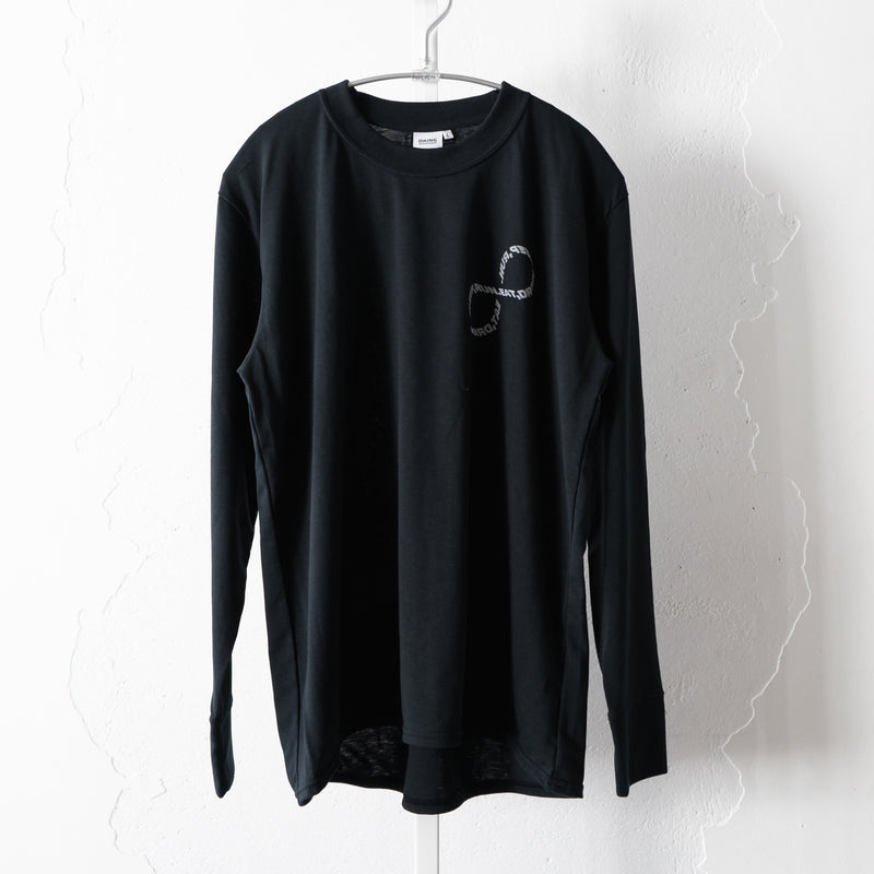 EAT DRINK SLEEP RUN / INFINITY Logo Long-Sleeve Tee (Black)