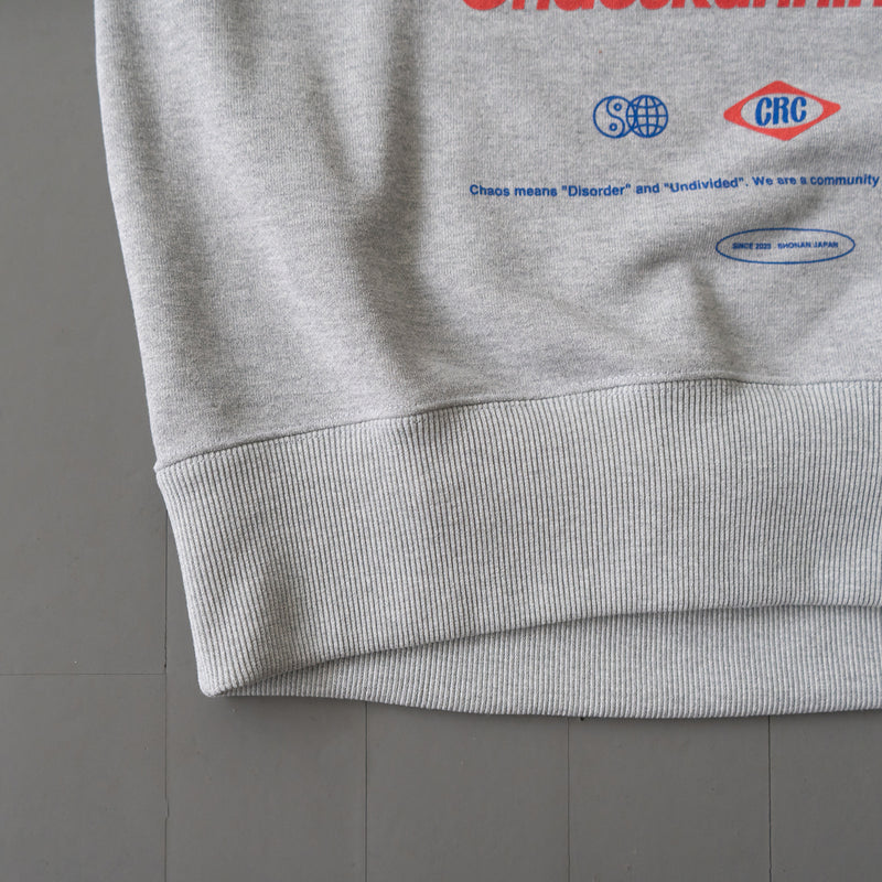 CHAOS Nostalgic Crewneck Sweat "Runner" (Heather Gray)