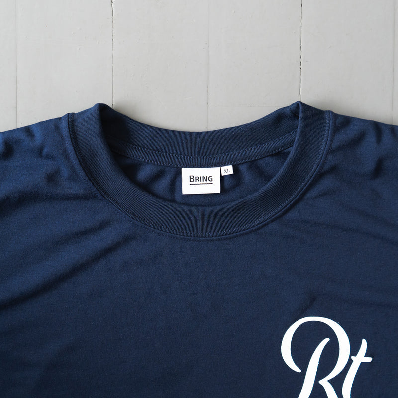 Rt Back Big Logo Long-Sleeve Tee (Navy)