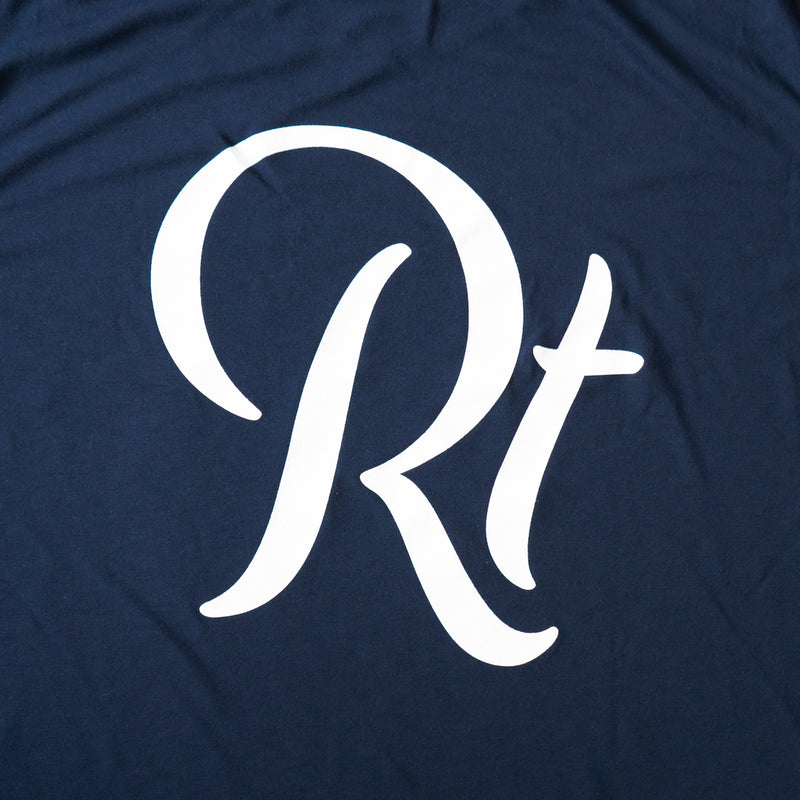 Rt Back Big Logo Long-Sleeve Tee (Navy)