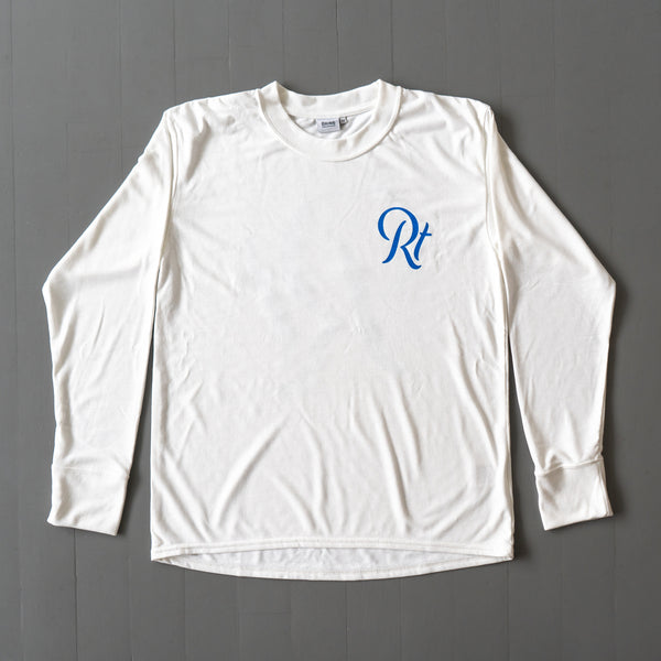 Rt Back Big Logo Long-Sleeve Tee (White)