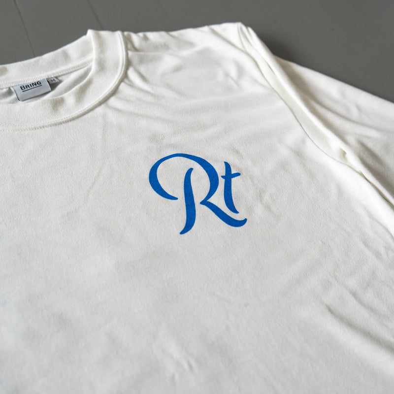 Rt Back Big Logo Long-Sleeve Tee (White)