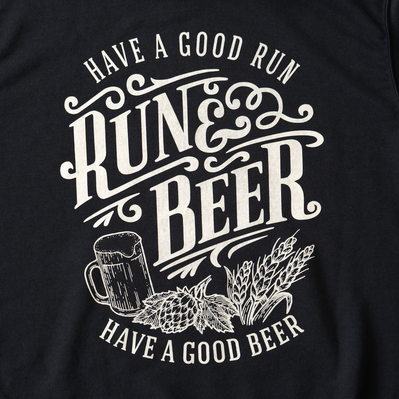 Run & Beer Hoodie (Black)