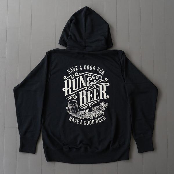 Run & Beer Hoodie (Black)