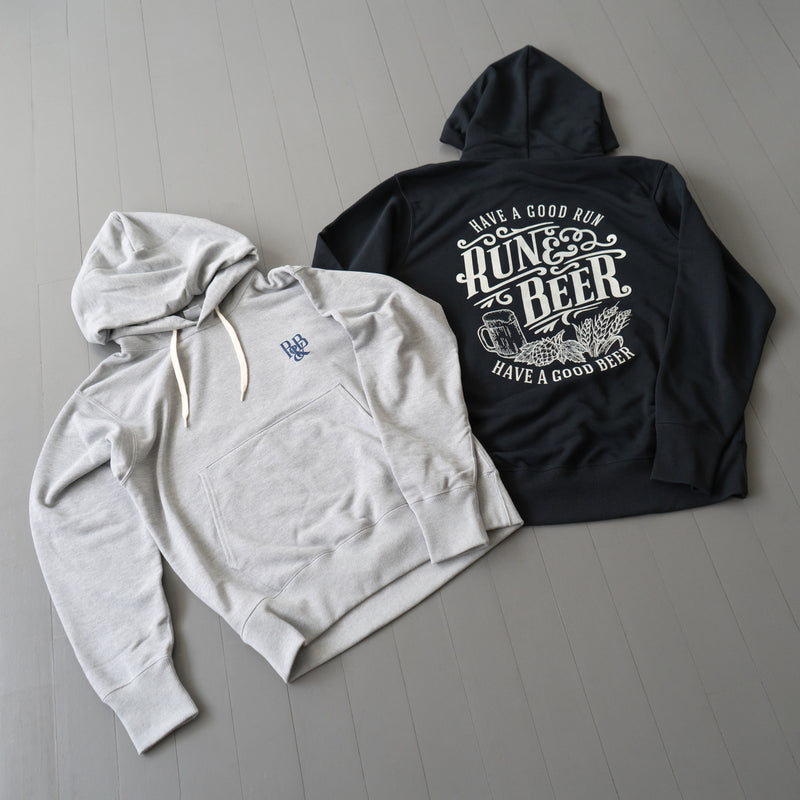 Run & Beer Hoodie (Heather Gray)