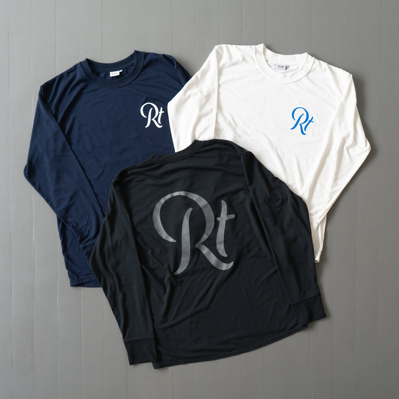 Rt Back Big Logo Long-Sleeve Tee (Navy)