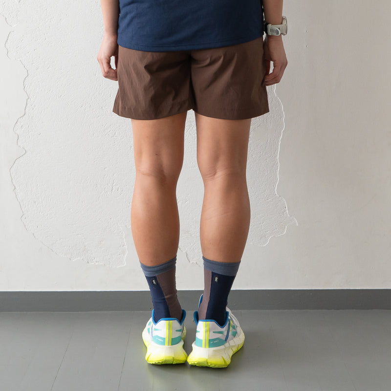 Rt Logo Running Short Pants (Brown)