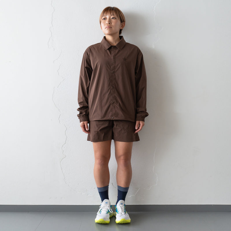 Rt Logo Running Short Pants (Brown)