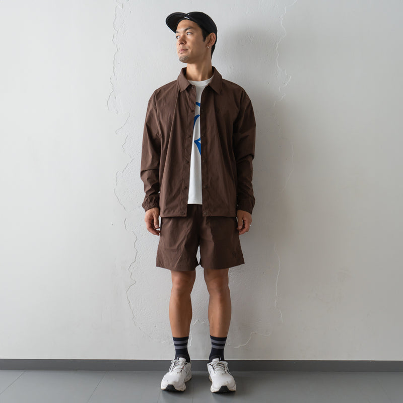 Rt Logo Coach Jacket (Brown)