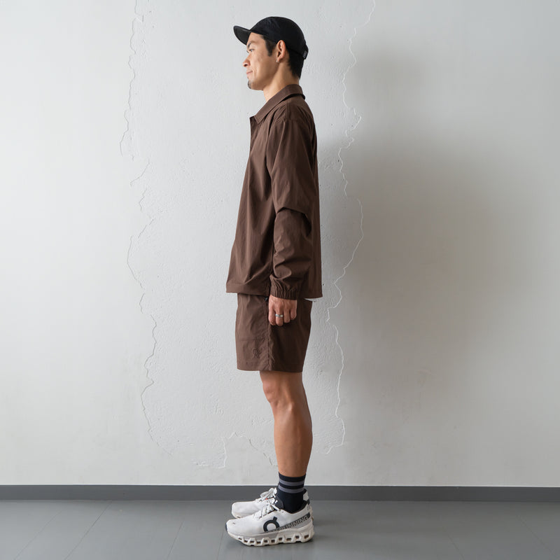 Rt Logo Running Short Pants (Brown)