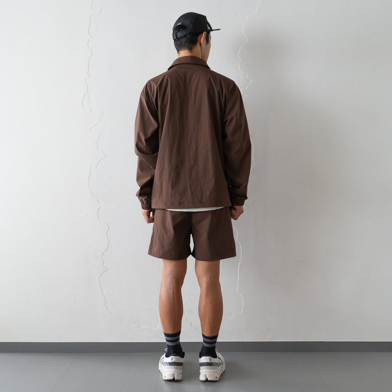 Rt Logo Coach Jacket (Brown)