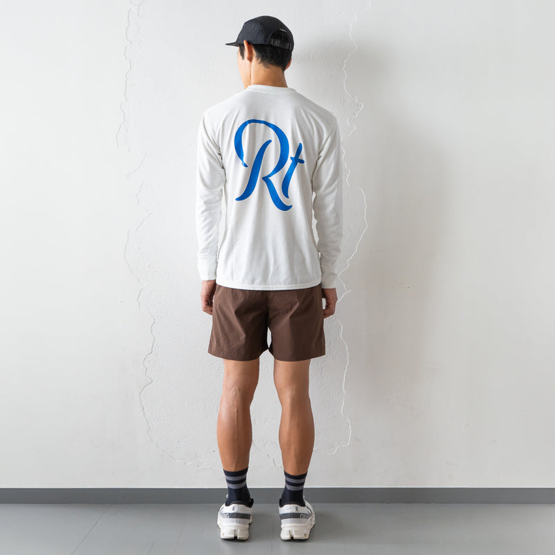 Rt Back Big Logo Long-Sleeve Tee (White)