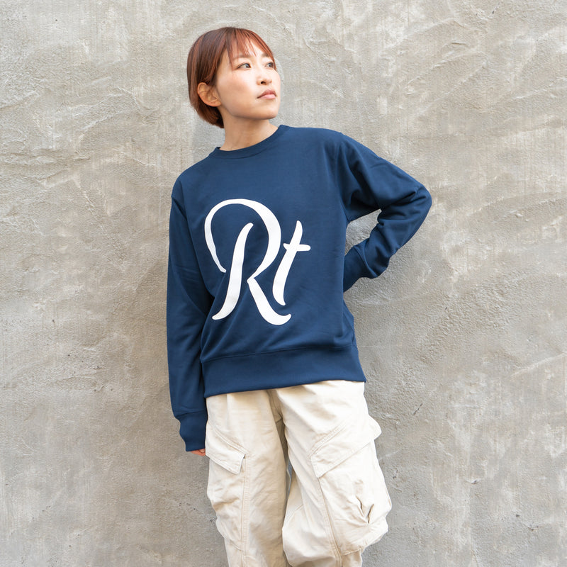 Rt logo Crewneck Sweat (Navy)