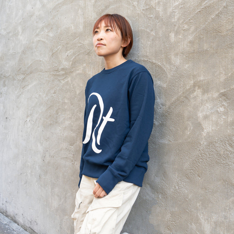 Rt logo Crewneck Sweat (Navy)