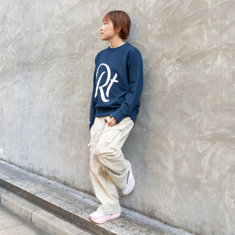 Rt logo Crewneck Sweat (Navy)