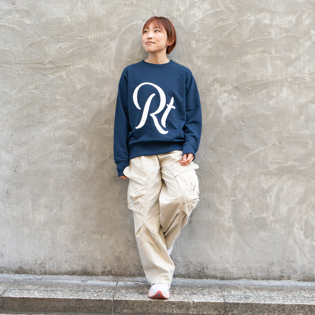 Rt logo Crewneck Sweat (Navy)