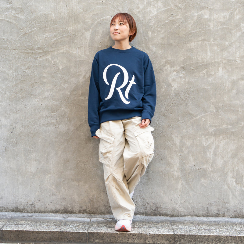 Rt logo Crewneck Sweat (Navy)