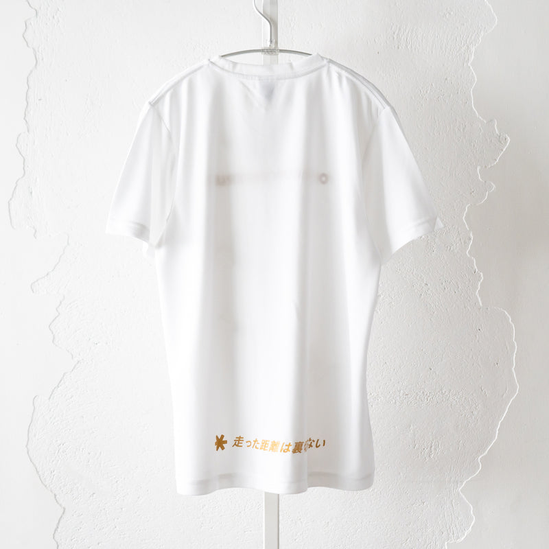 YOUR RUN NEVER LIES / 走った距離は裏切らない Tee (White)