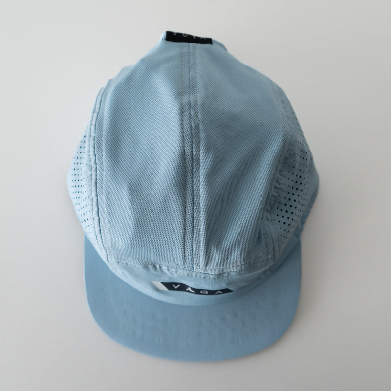 VAGA FEATHER RACING CAP (PASTEL BLUE / NAVY)