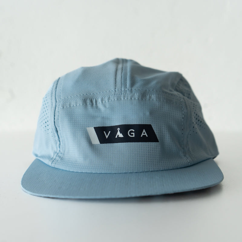 VAGA FEATHER RACING CAP (PASTEL BLUE / NAVY)