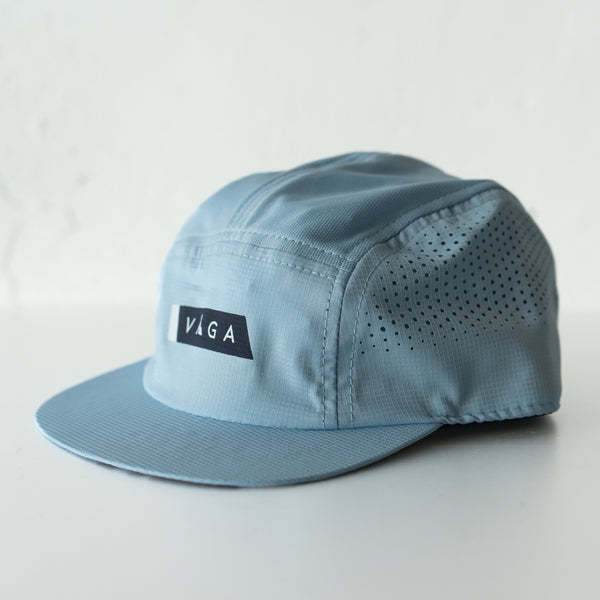 VAGA FEATHER RACING CAP (PASTEL BLUE / NAVY)