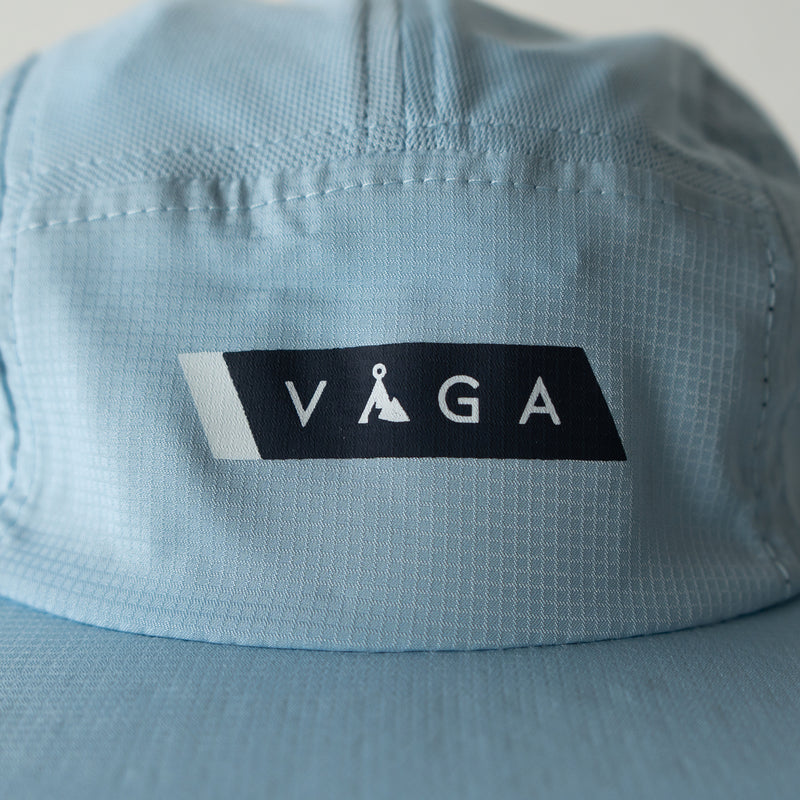 VAGA FEATHER RACING CAP (PASTEL BLUE / NAVY)