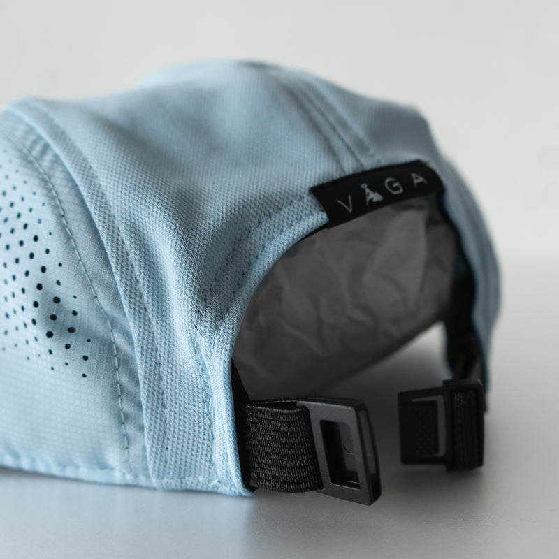 VAGA FEATHER RACING CAP (PASTEL BLUE / NAVY)