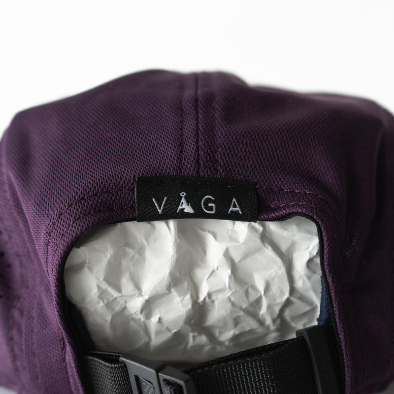 VAGA FEATHER RACING CAP (PLUM / NAVY)