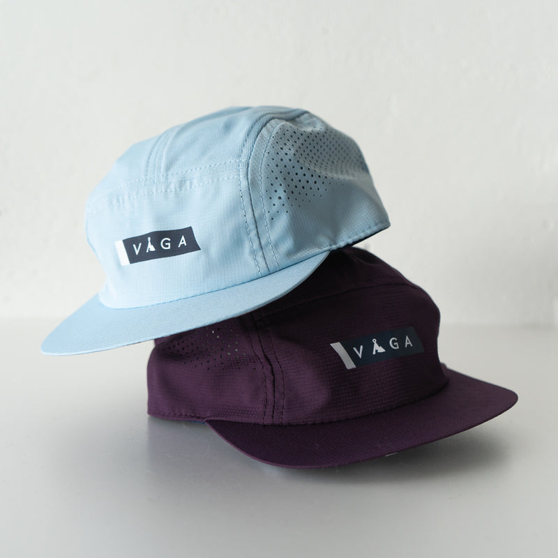 VAGA FEATHER RACING CAP (PASTEL BLUE / NAVY)