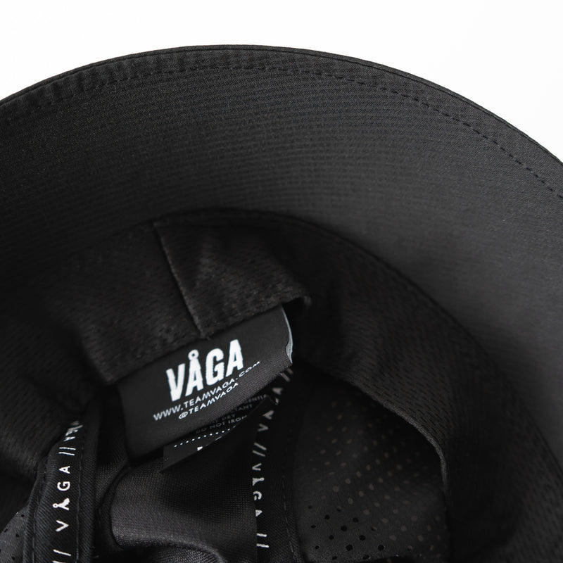 VAGA FEATHER BUCKET HAT (STORM BLACK)