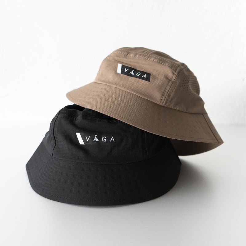 VAGA FEATHER BUCKET HAT (STORM BLACK)