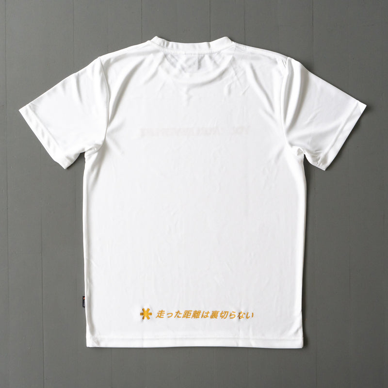 YOUR RUN NEVER LIES / 走った距離は裏切らない Tee (White)